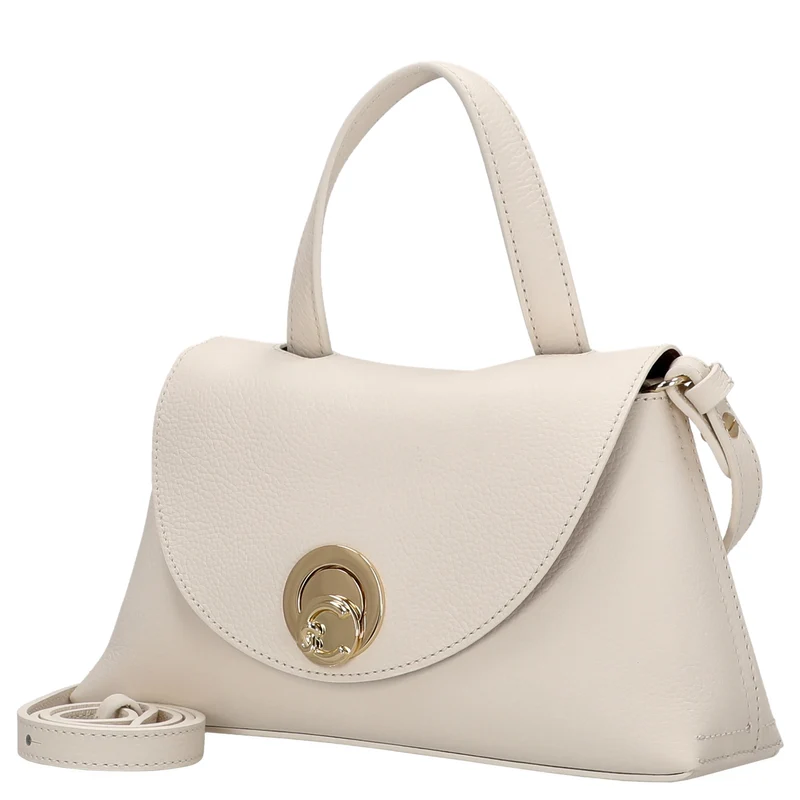 Coccinelle Nikla - Henkeltasche 26 cm (pearl/cognac)