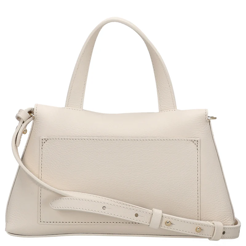 Coccinelle Nikla - Henkeltasche 26 cm (pearl/cognac)