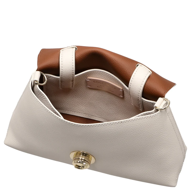 Coccinelle Nikla - Henkeltasche 26 cm (pearl/cognac)