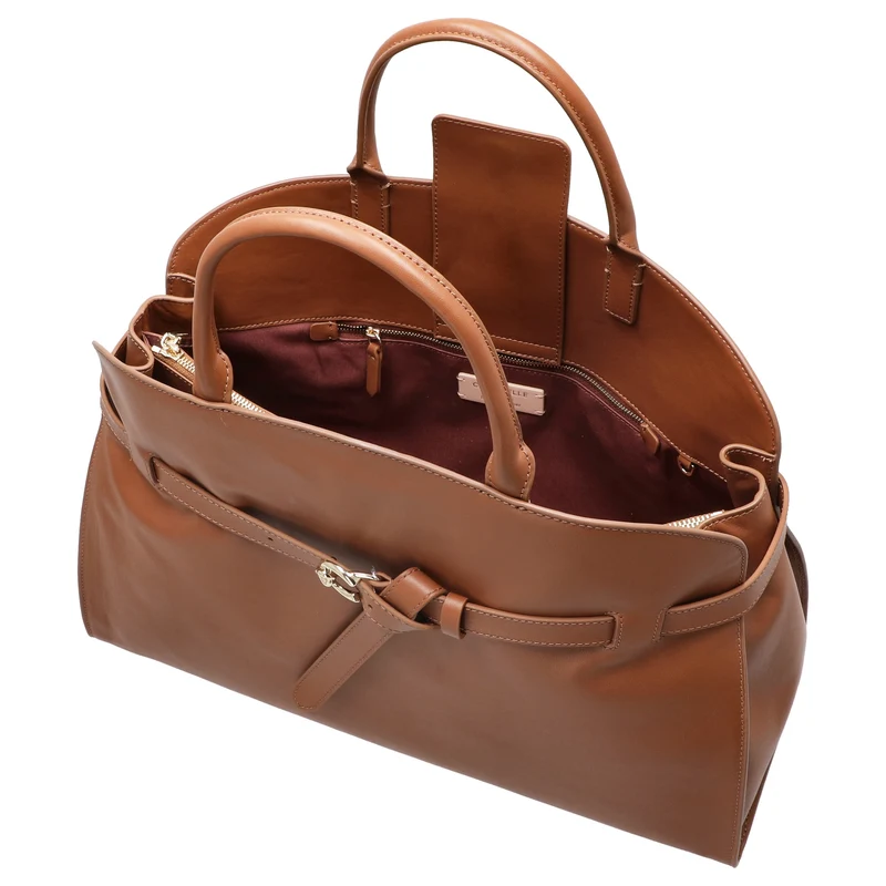 Coccinelle Sabine - Henkeltasche 43 cm (cognac)