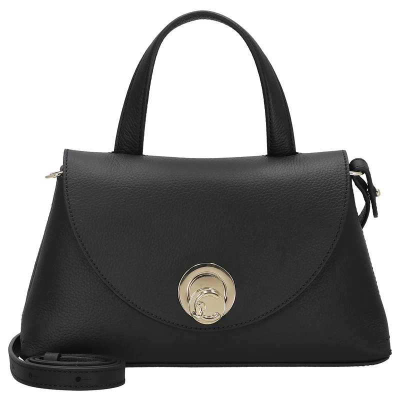 Coccinelle Nikla - Henkeltasche 26 cm (noir/cognac)