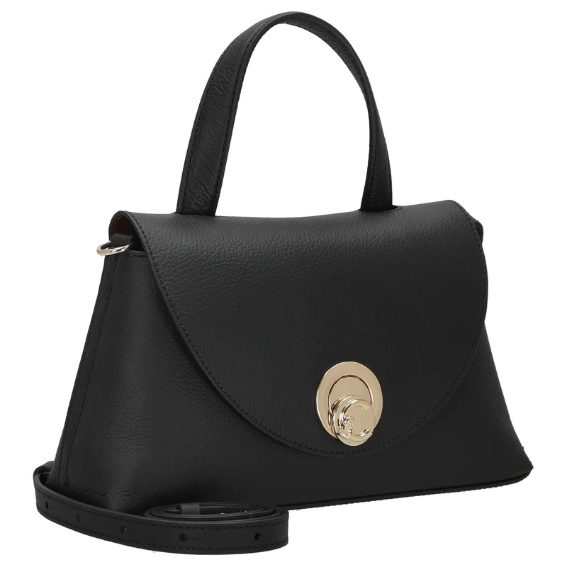 Coccinelle Nikla - Henkeltasche 26 cm (noir/cognac)