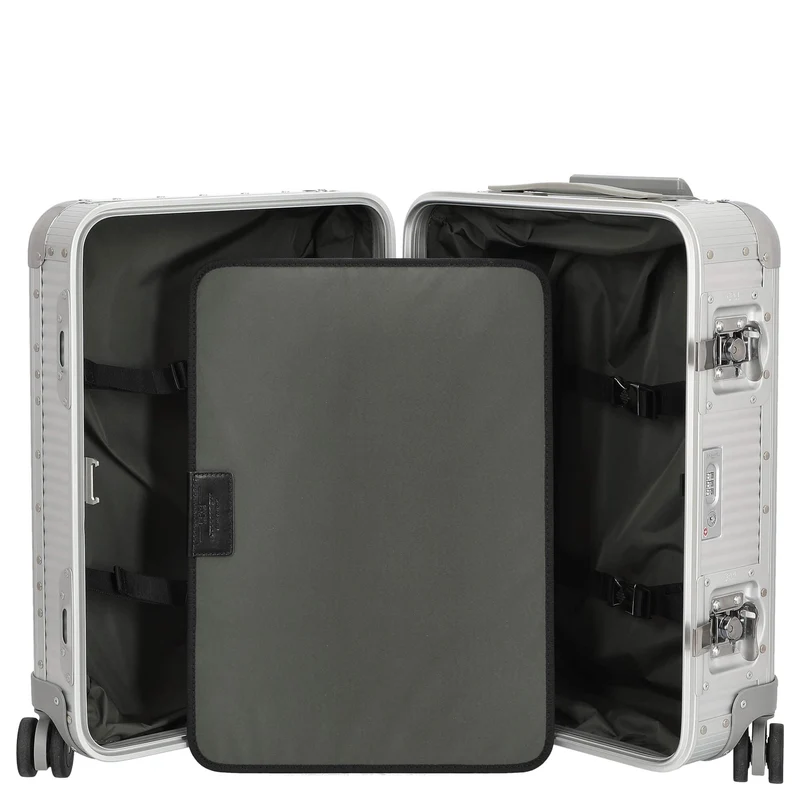 FPM Milano Bank S aluminum Spinner 55 M - 4-Rollen-Kabinentrolley 53 cm (moonlight silver)