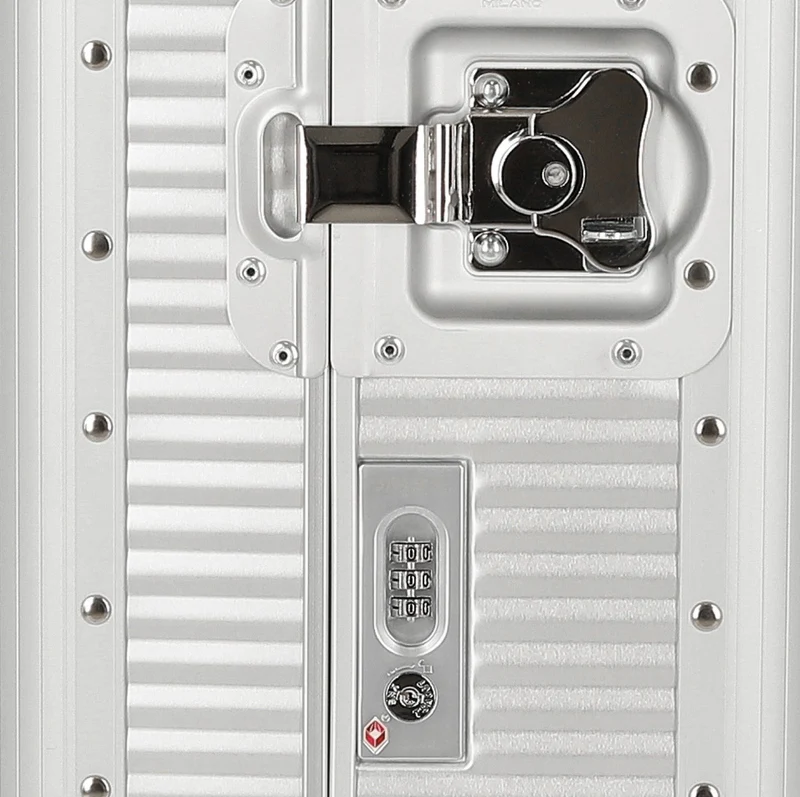 FPM Milano Bank aluminum Spinner 53 - 4-Rollen-Kabinentrolley 53/25 cm (moonlight silver)