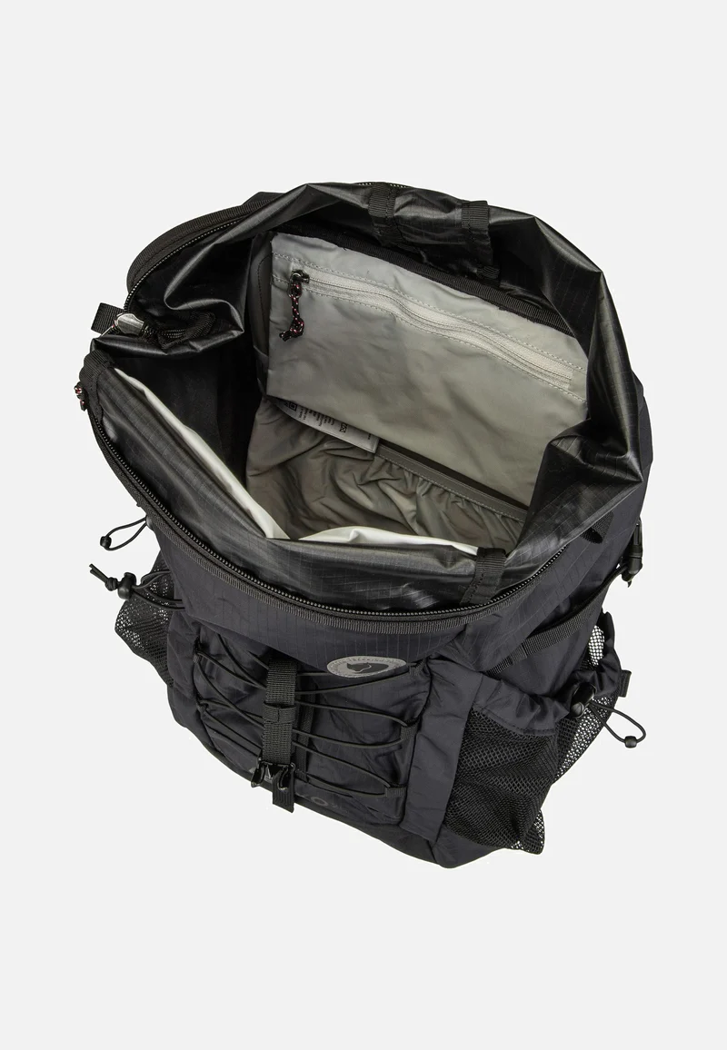 Abisko Hike Foldsack Black - Rolltop Rucksack