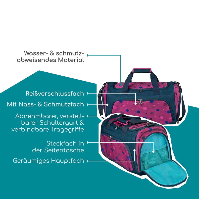Neoxx MOVE - Sporttasche 43.5 cm (Bubble me around)