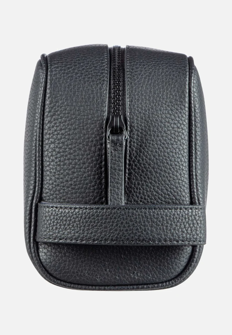 Essential PU Washbag Black - Kulturbeutel