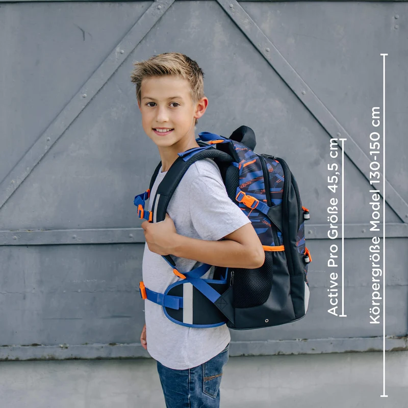 Neoxx ACTIVE PRO - Schulrucksack 45.5 cm (Streetlight Runner)