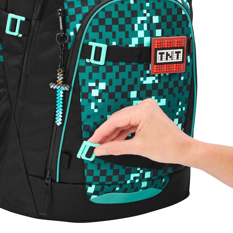 Coocazoo Mate - Schulrucksack 48 cm (Pixel Blox)