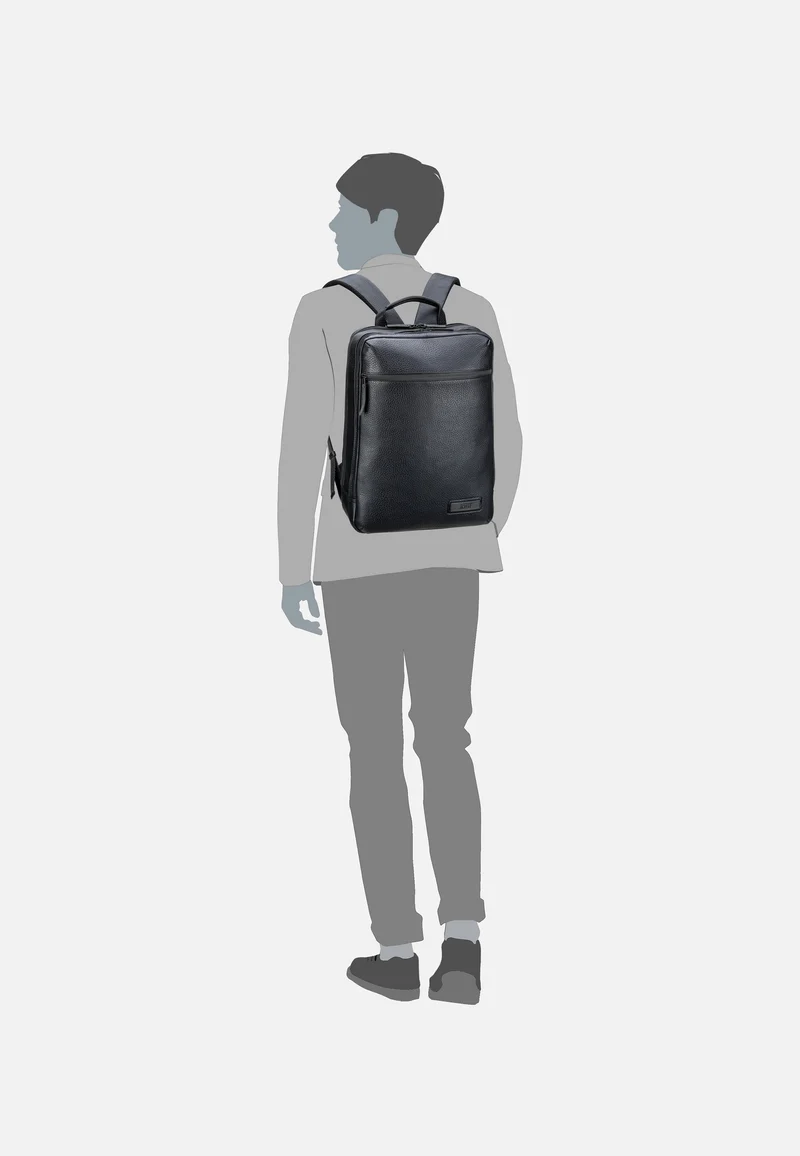 Stockholm Daypack Black - Rucksack