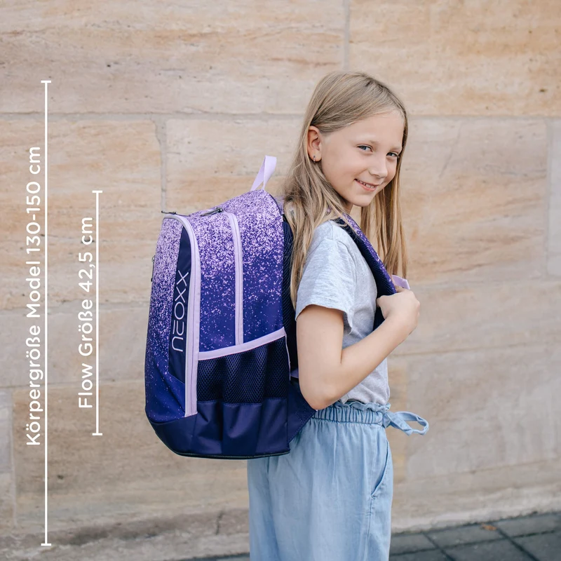 Neoxx FLOW - Schulrucksack 42.5 cm (Glitterally perfect)