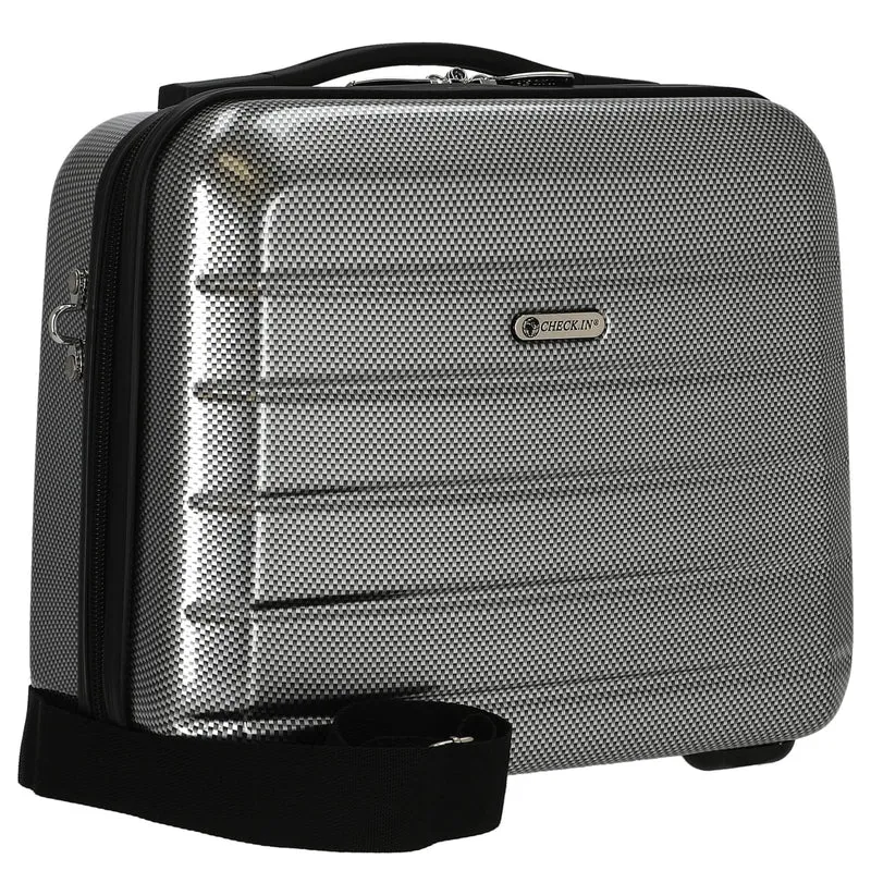 CHECK.IN London 2.0 - Beautycase 33 cm (carbon silver)