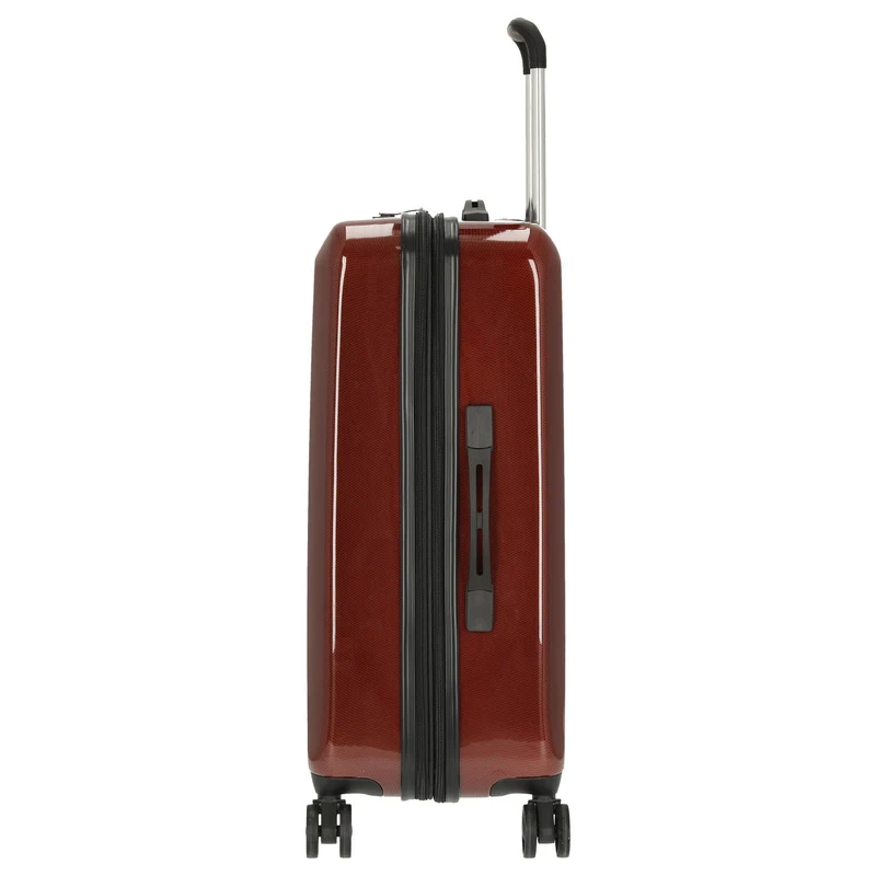 CHECK.IN London 2.0 - 4-Rollen-Trolley 67 cm (carbon rot)