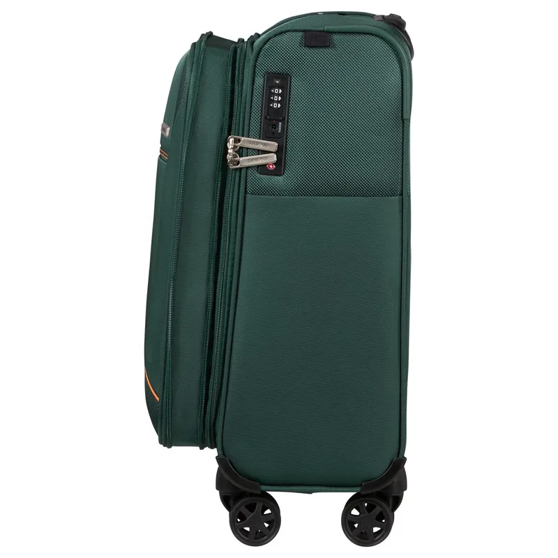 Samsonite Base Breeze - 4-Rollen-Kabinentrolley 55 cm erw. (dark green)