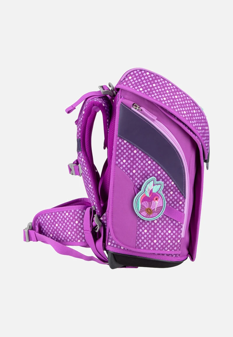 ErgoFlex MAX Set 2 Purple Dots - Schulrucksack