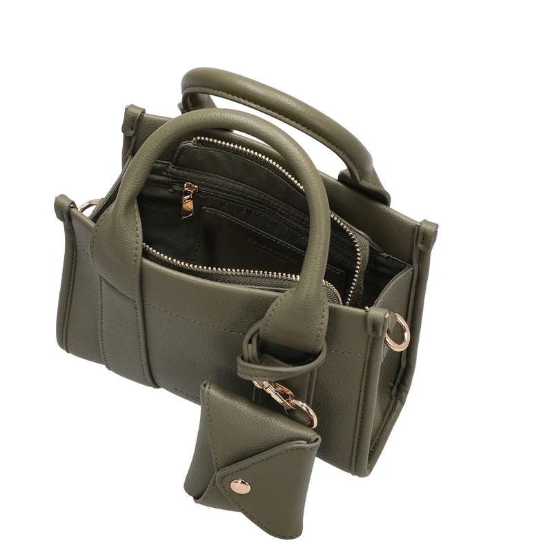 Seidenfelt Meloy Mini Tote - Henkeltasche 20 cm (olive)