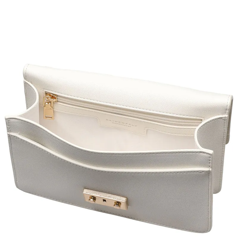 Seidenfelt Roros East-West - Umhängetasche 23 cm (soft cream)