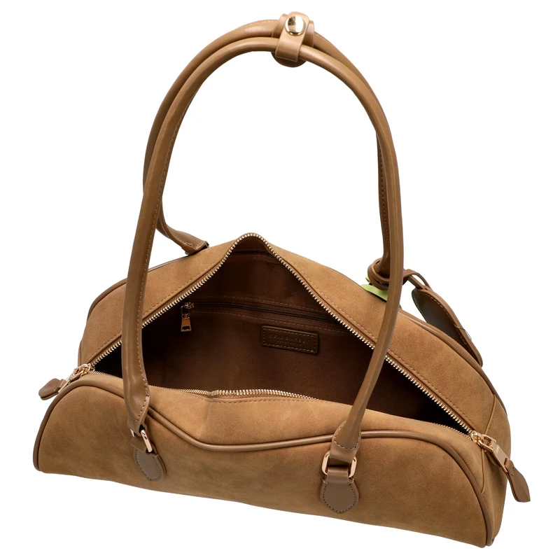 Seidenfelt Nibe - Schultertasche 39 cm (sweet caramel)