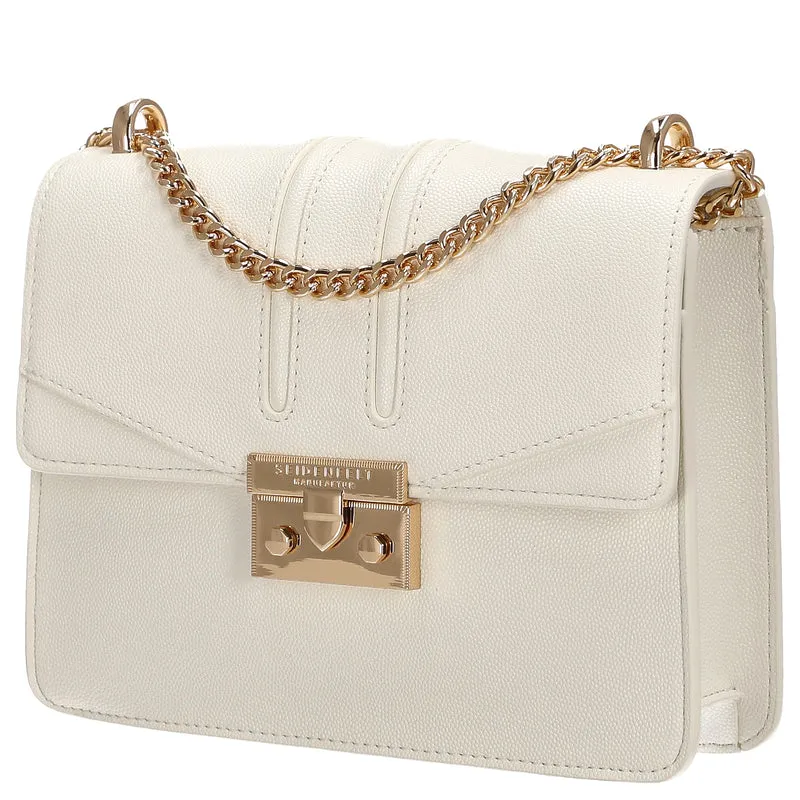 Seidenfelt Roros - Schultertasche 21 cm (soft cream)