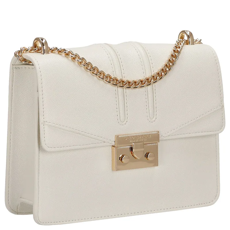 Seidenfelt Roros - Schultertasche 21 cm (soft cream)