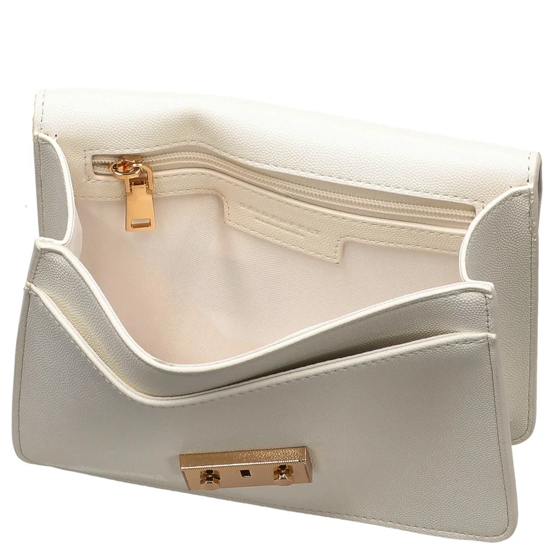 Seidenfelt Roros - Schultertasche 21 cm (soft cream)