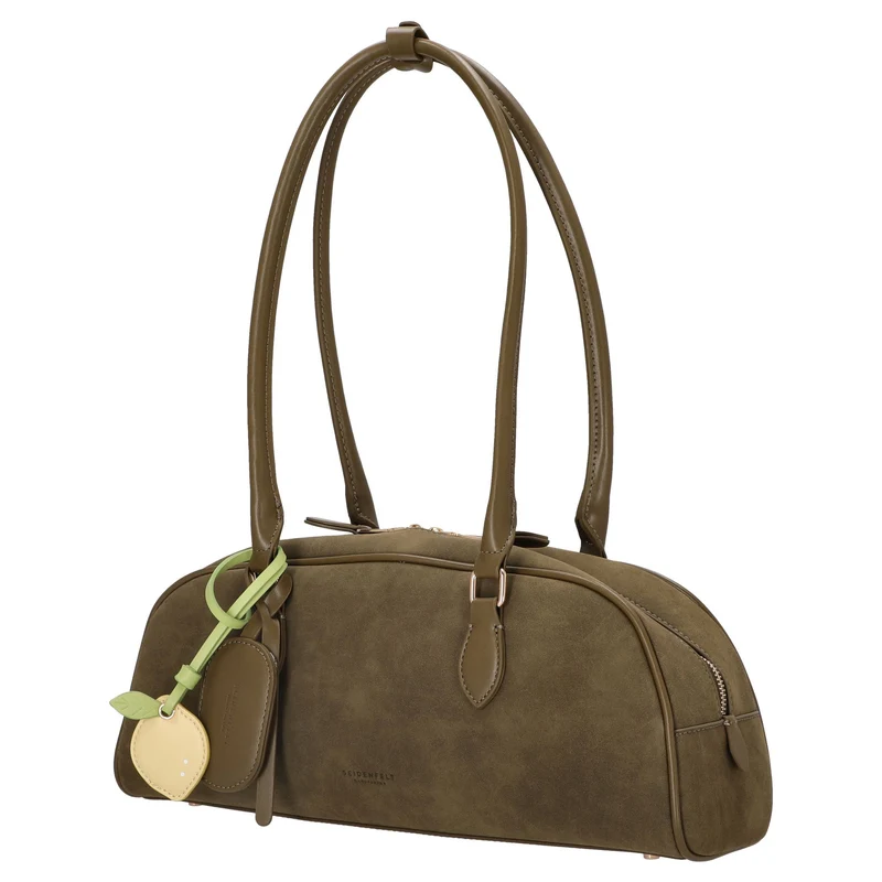 Seidenfelt Nibe - Schultertasche 39 cm (olive)