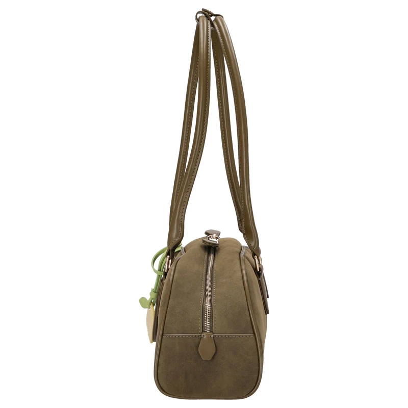 Seidenfelt Nibe - Schultertasche 39 cm (olive)