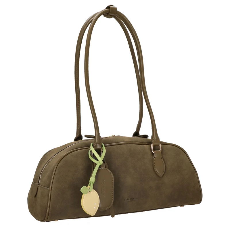 Seidenfelt Nibe - Schultertasche 39 cm (olive)