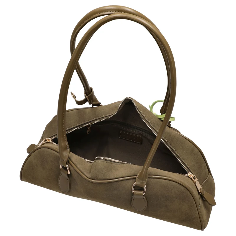 Seidenfelt Nibe - Schultertasche 39 cm (olive)