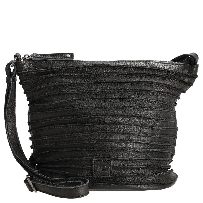 FREDsBRUDER Riffelinchen - Schultertasche 28 cm (black)