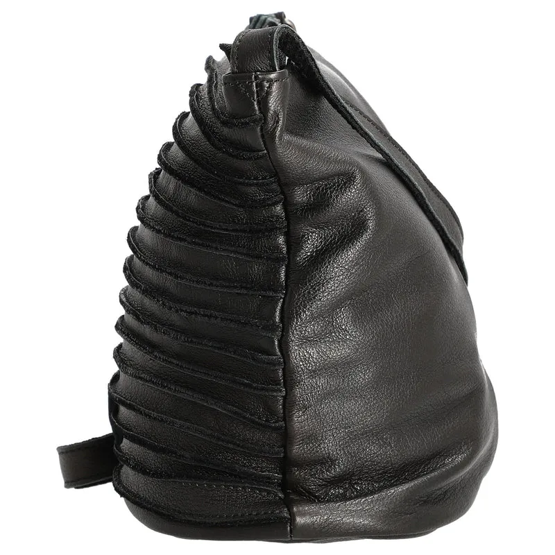 FREDsBRUDER Riffelinchen - Schultertasche 28 cm (black)