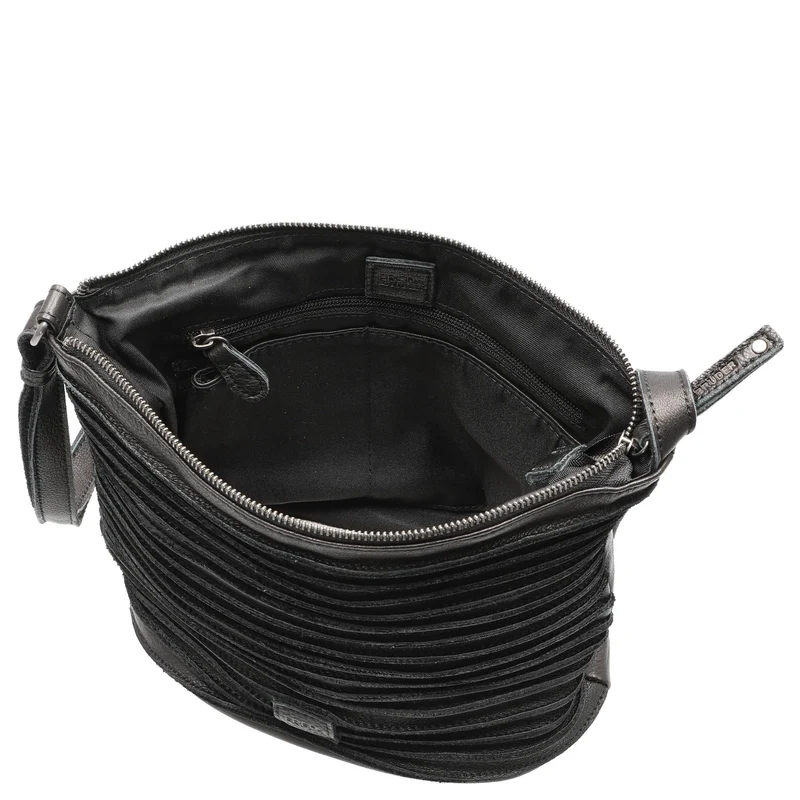 FREDsBRUDER Riffelinchen - Schultertasche 28 cm (black)