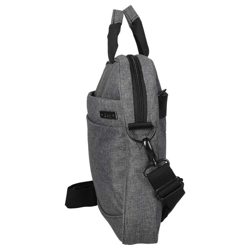 D&N Basic Line - Aktentasche 43 cm Polyester (grau)