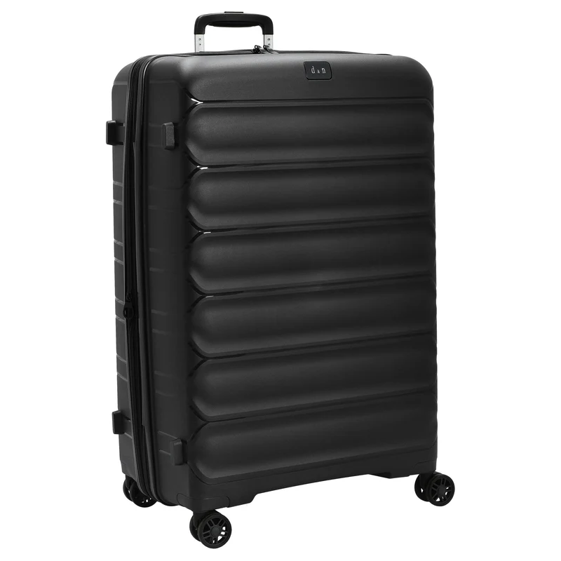 D&N Travel Line 4700+ - 4-Rollen-Trolley L 78 cm erw. (schwarz)