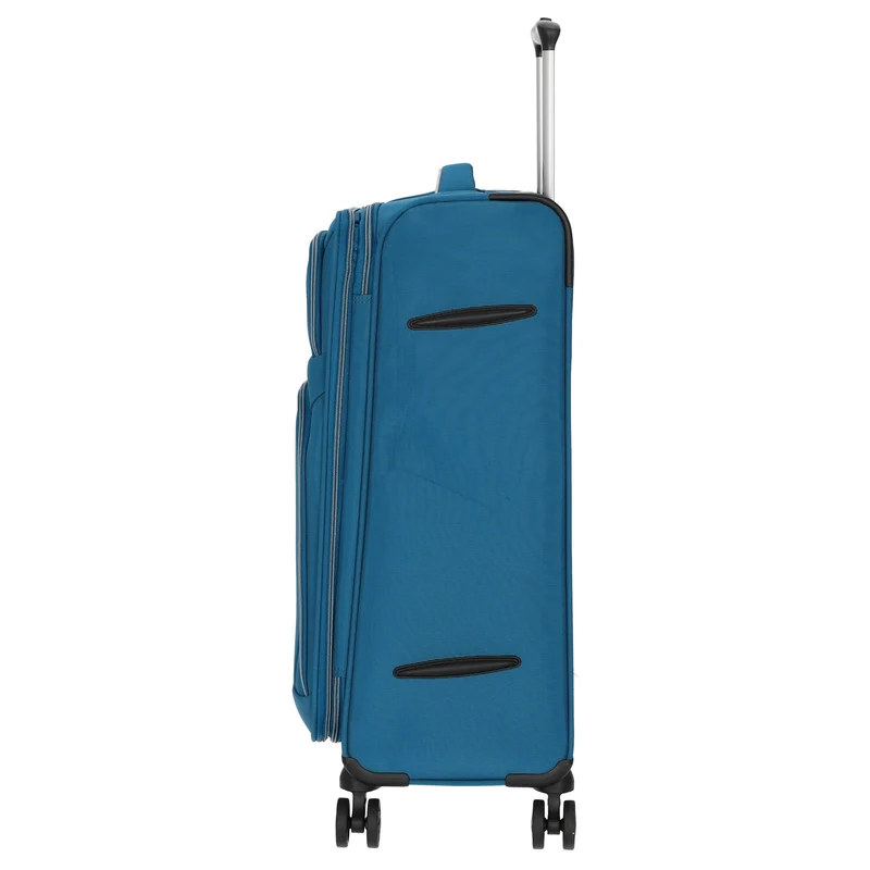 D&N Travel Line 9204 - 4-Rollen-Trolley M 66 cm erw. (blau)