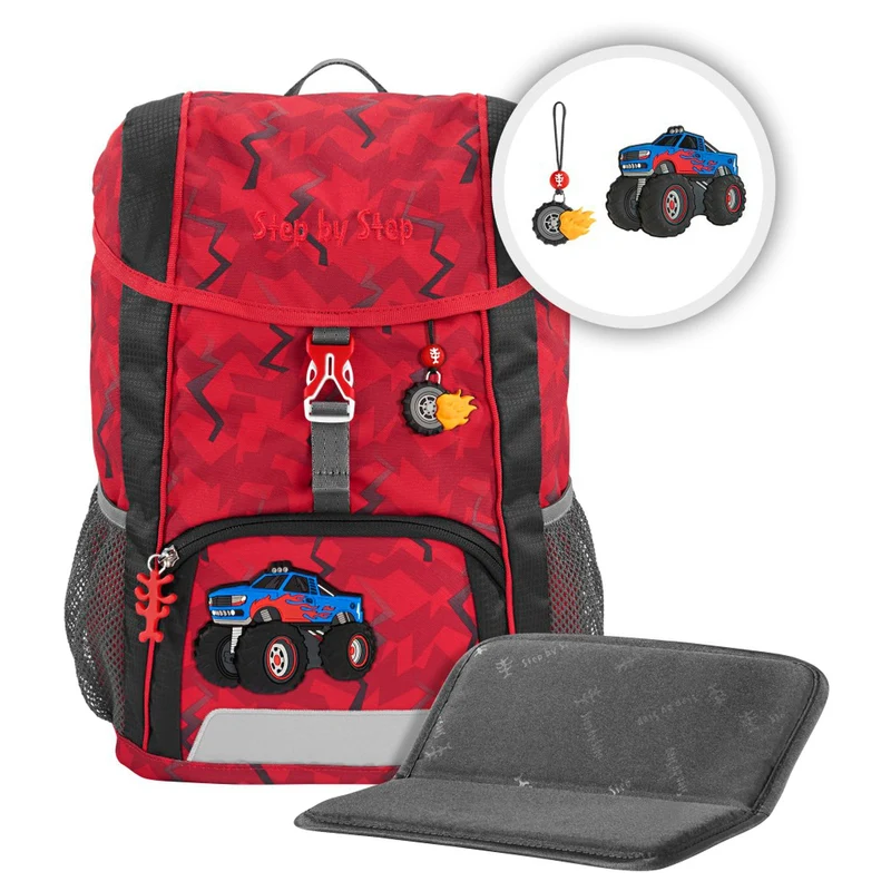 Step by Step KID - Rucksack-Set 3tlg. 35 cm (Monster Truck Rocky)