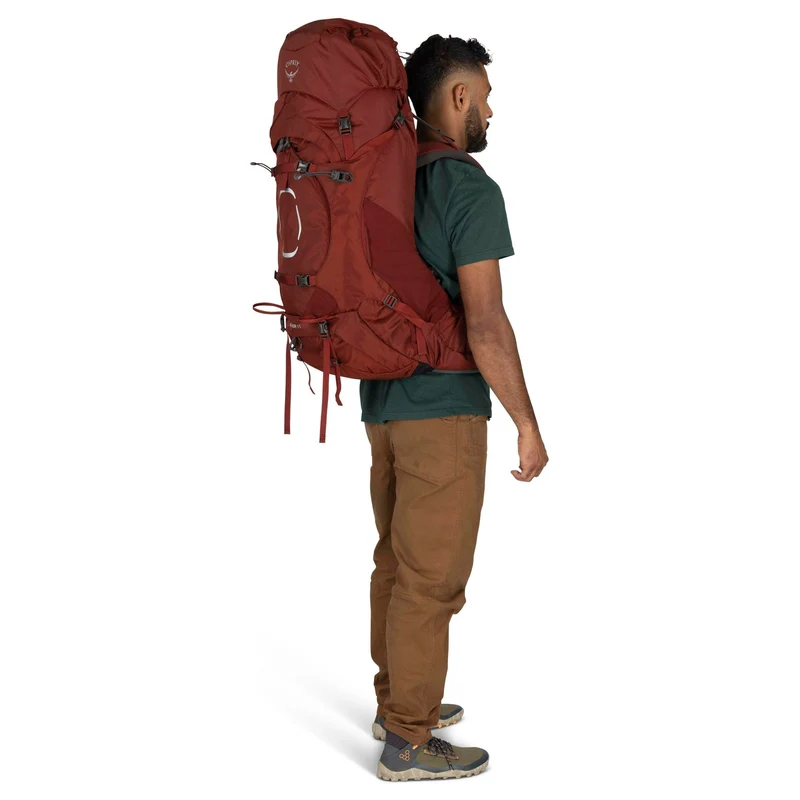 Osprey Aether 65 L/XL - Trekkingrucksack 80 cm (deep acorn red)