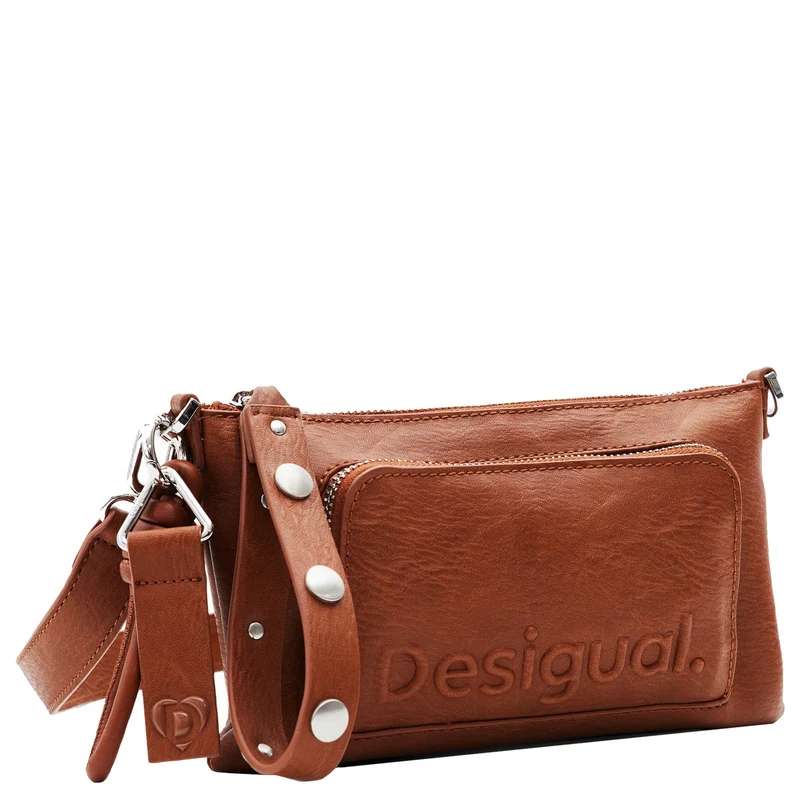 Desigual Half Logo Monica - Umhängetasche 24.5 cm (cuero west)