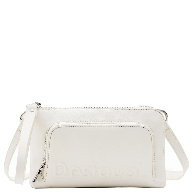 Desigual Half Logo 24 Lisa - Umhängetasche 20 cm (white)