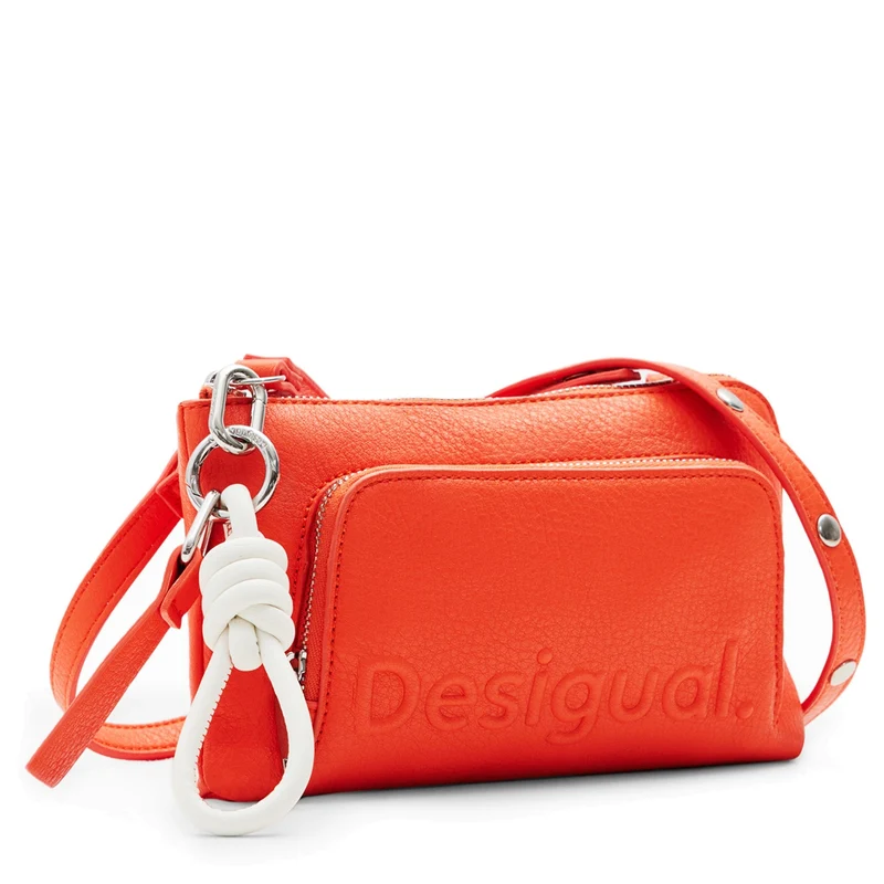Desigual Half Logo 24 Lisa - Umhängetasche 20 cm (orange)