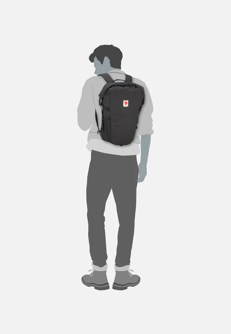 Ulvö Rolltop 30 Black - Rolltop Rucksack