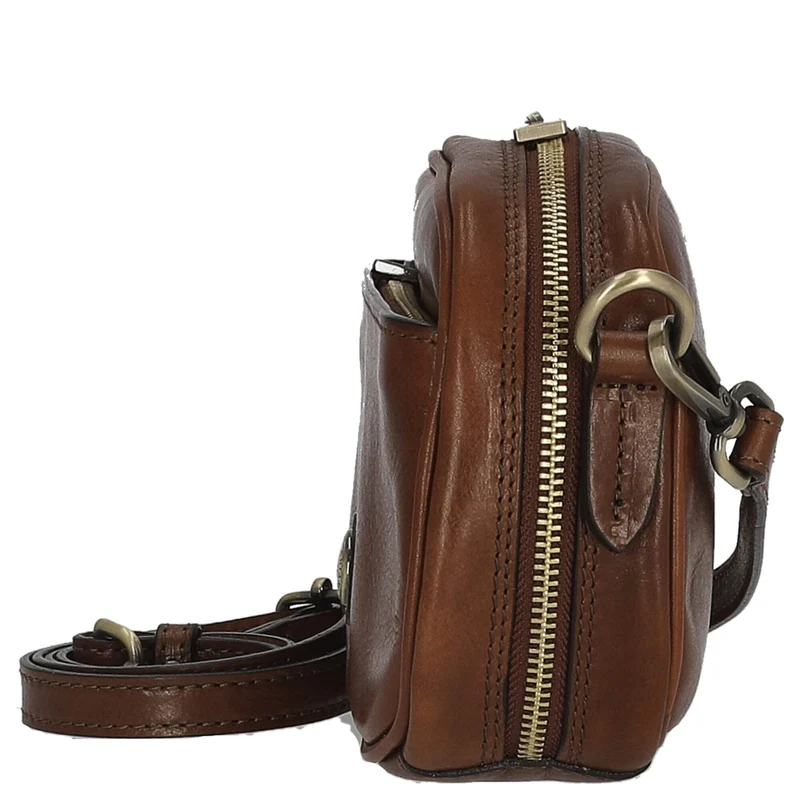 Chiarugi Classic - Umhängetasche Mini 20 cm (braun)