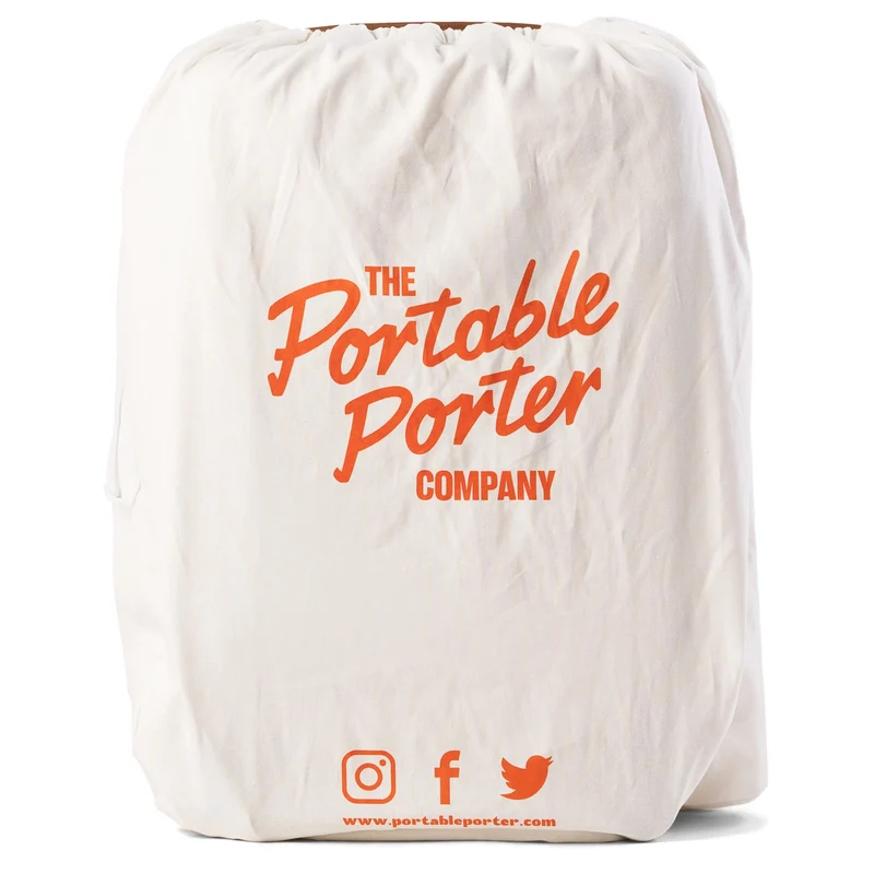 The Portable Porter Company Carry On - 4-Rollen-Kabinentrolley 56 cm (warm sand)