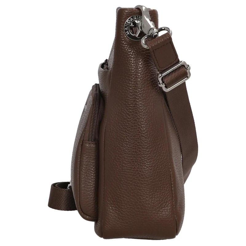 Mandarina Duck Mellow Leather - Umhängetasche M 30 cm (milk chocolate)