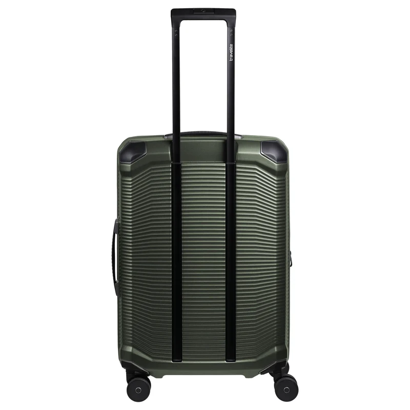 Travelite Millennium - 4-Rollen-Trolley M 67 cm erw. (pine green)