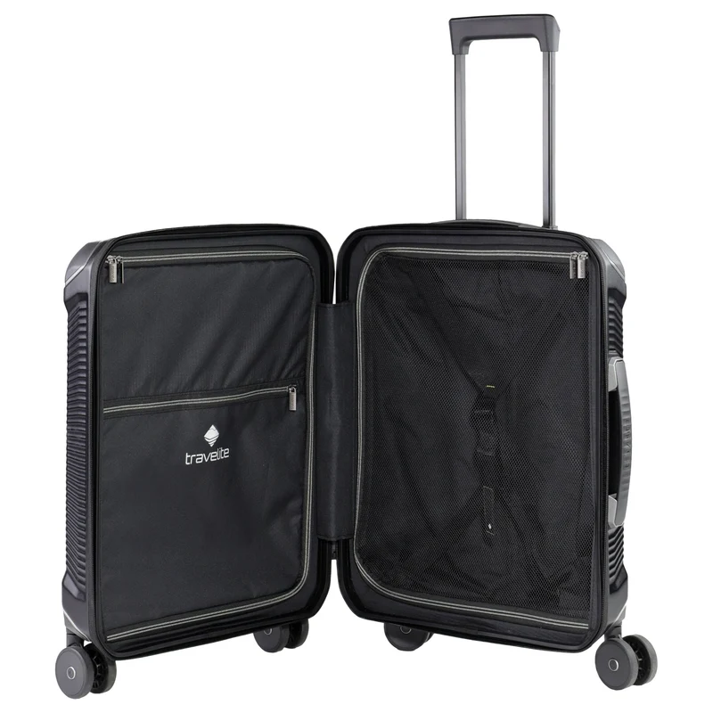 Travelite Millennium - 4-Rollen-Kabinentrolley 55 cm (black)