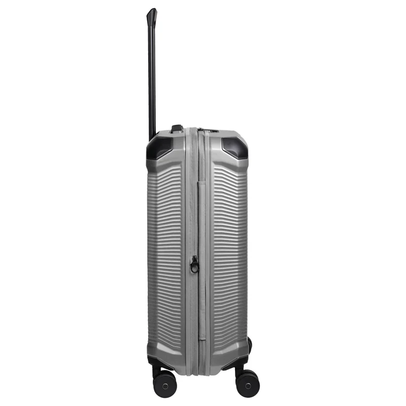 Travelite Millennium - 4-Rollen-Trolley M 67 cm erw. (silver)