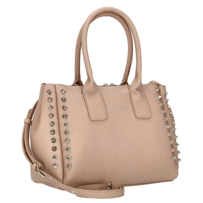 Replay - Handtasche Umhängetasche 32 cm (pink brown)