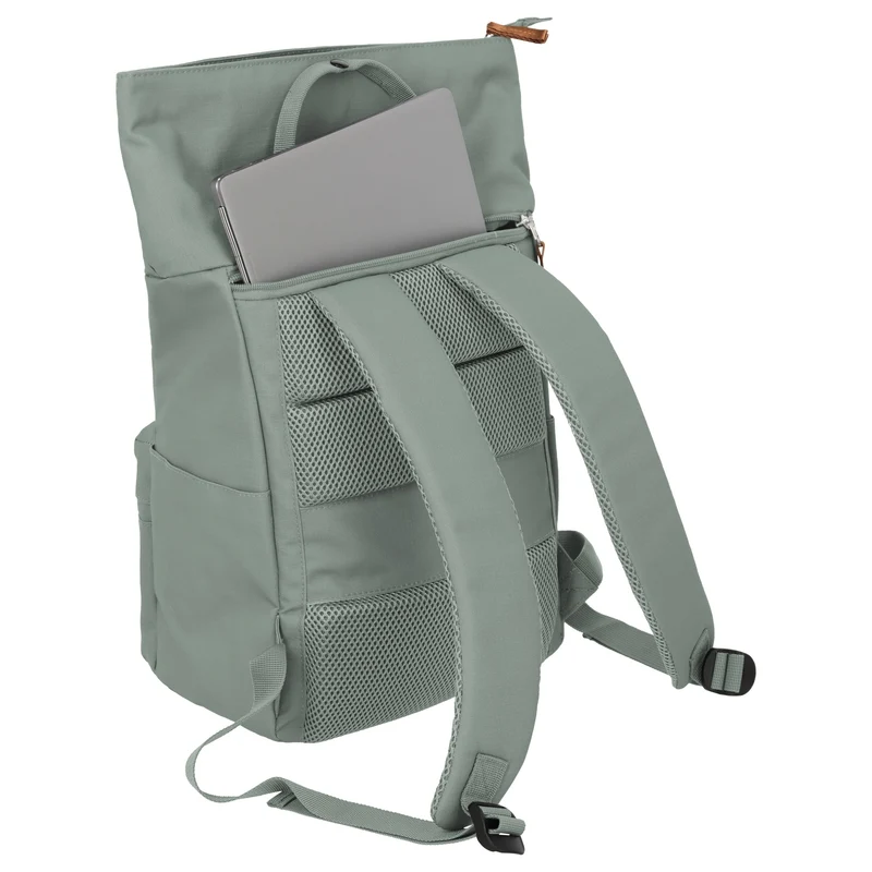 Travelite Basics Short Handle - Rolltop Rucksack (mint)