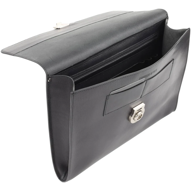 Leonhard Heyden Tradition - Konferenzmappe Leder 36 cm (schwarz)
